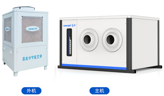 蒸發冷省電空調- 臥式射流機