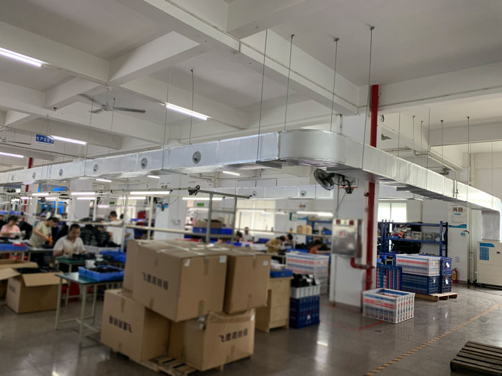 注塑廠車間局部降溫 蒸發(fā)冷省電空調(diào)-立式管道機