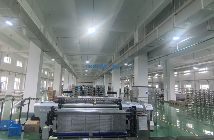 星科蒸發冷省電空調-立式管道機應用于碳纖維生產車間，制冷降溫